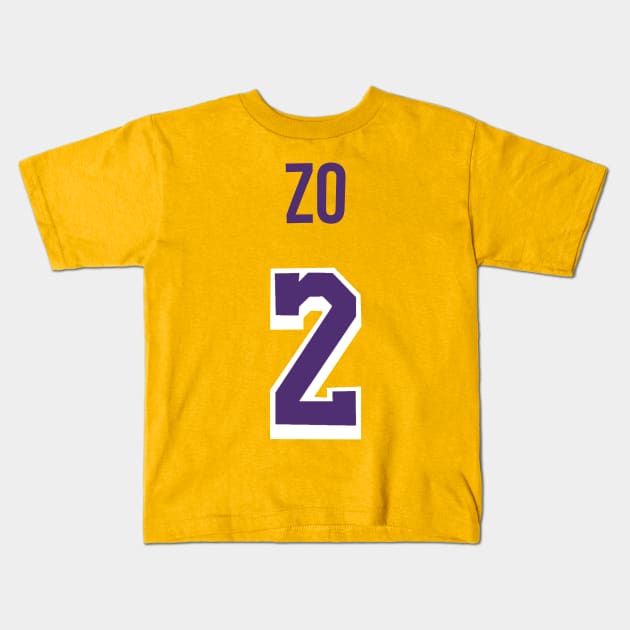 Lonzo Ball ZO Nickname Jersey Los Angeles Lakers